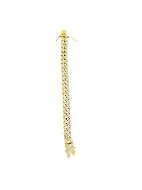 Fashion chain  yellow Cuban link bracelet